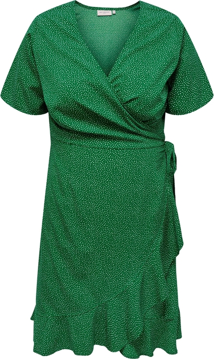 Zielona sukienka Only z krótkim rękawem w stylu casual mini
