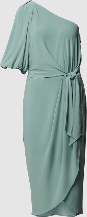 Zielona sukienka Ralph Lauren z satyny