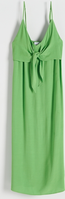 Zielona sukienka Reserved na ramiączkach