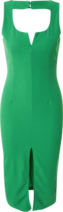 Zielona sukienka Skirt & Stiletto maxi bez rękawów z dekoltem w kształcie litery v