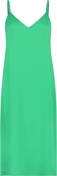 Zielona sukienka SUBLEVEL mini z dekoltem w kształcie litery v na ramiączkach