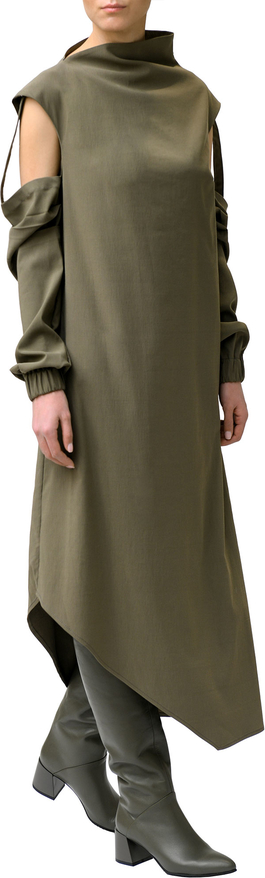 Zielona sukienka Z.g.est asymetryczna maxi