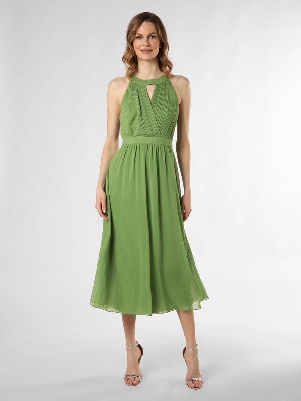 Zielona sukienka Zero midi bez rękawów