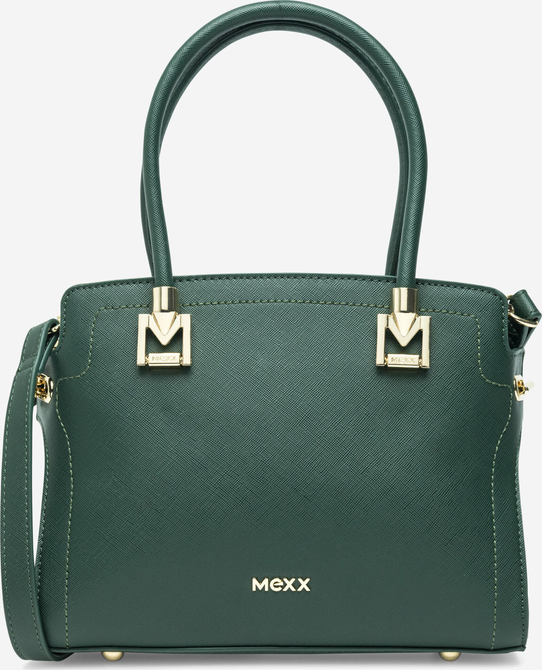 Zielona torebka MEXX do ręki matowa średnia