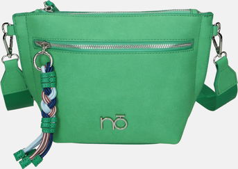 Zielona torebka NOBO w stylu casual ze skóry ekologicznej na ramię