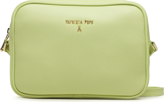 Zielona torebka Patrizia Pepe średnia w stylu casual