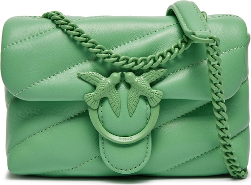 Zielona torebka Pinko w młodzieżowym stylu średnia