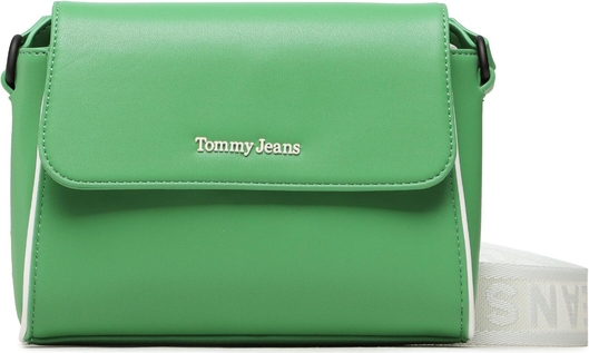 Zielona torebka Tommy Jeans w młodzieżowym stylu