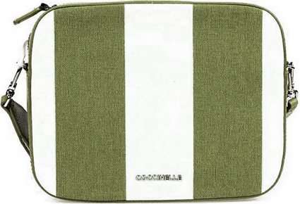 Zielona torebka ubierzsie.com z tkaniny średnia w młodzieżowym stylu