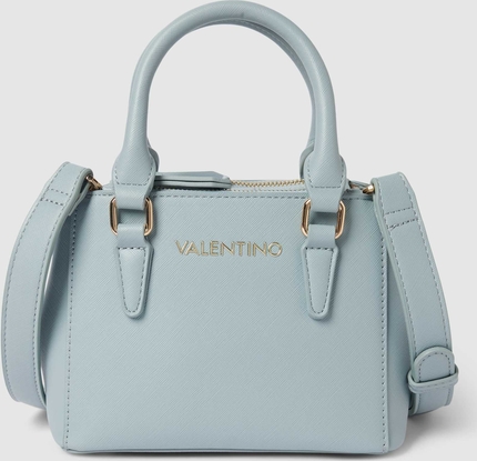 Zielona torebka Valentino Bags matowa z aplikacjami średnia