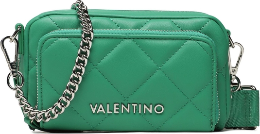Zielona torebka Valentino matowa w młodzieżowym stylu