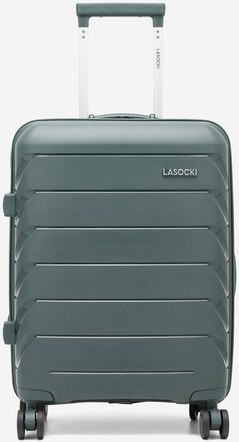 Zielona walizka Lasocki