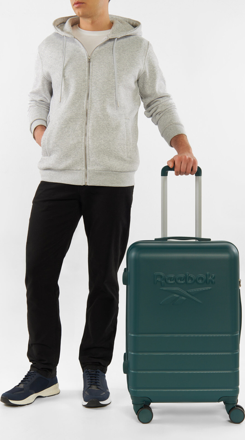 Zielona walizka Reebok