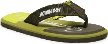 Zielone buty dziecięce letnie Action Boy