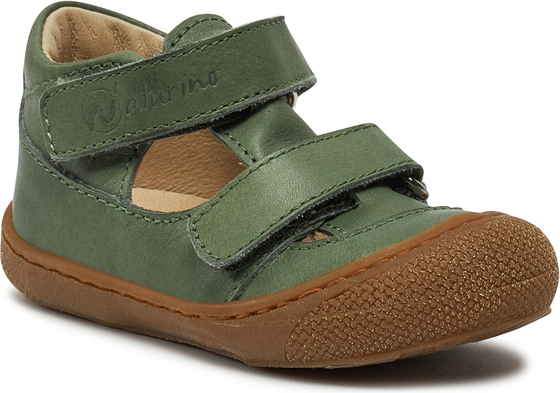 Zielone buty dziecięce letnie Naturino na rzepy