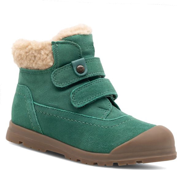 Zielone buty dziecięce zimowe Lasocki Kids