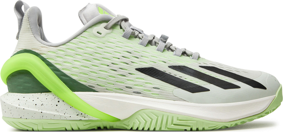 Zielone buty sportowe Adidas w sportowym stylu