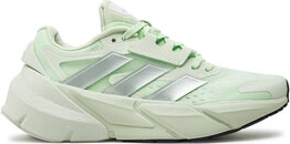Zielone buty sportowe Adidas w sportowym stylu sznurowane
