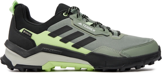 Zielone buty sportowe Adidas z goretexu w sportowym stylu terrex