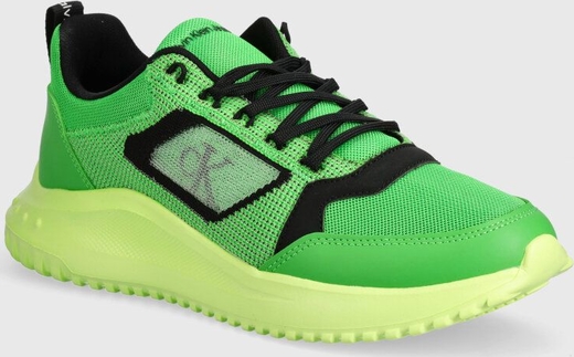 Zielone buty sportowe Calvin Klein w sportowym stylu