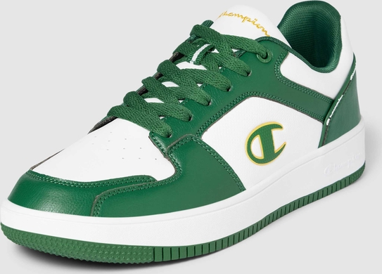 Zielone buty sportowe Champion w sportowym stylu sznurowane