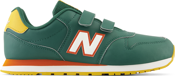 Zielone buty sportowe dziecięce New Balance na rzepy
