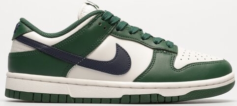 Zielone buty sportowe Nike sznurowane z płaską podeszwą w sportowym stylu