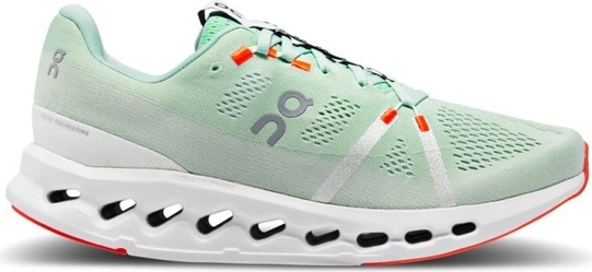 Zielone buty sportowe Nike w sportowym stylu sznurowane