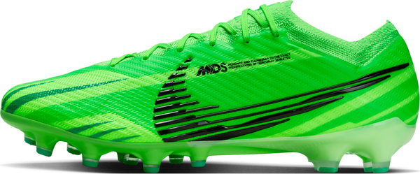 Zielone buty sportowe Nike w sportowym stylu sznurowane mercurial