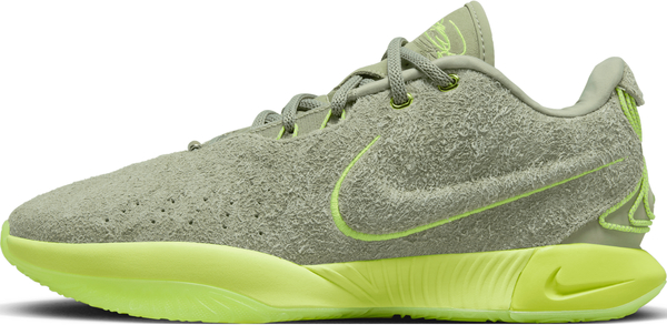 Zielone buty sportowe Nike w sportowym stylu sznurowane z tkaniny