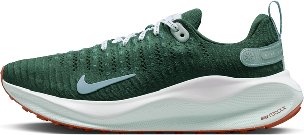 Zielone buty sportowe Nike z płaską podeszwą sznurowane