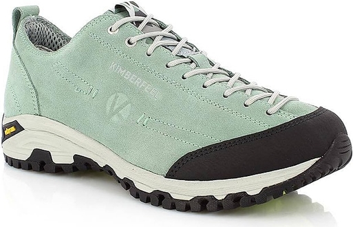 Zielone buty trekkingowe Kimberfeel z weluru
