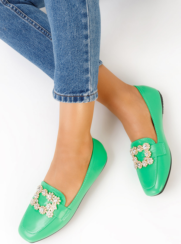 Zielone buty Zapatos