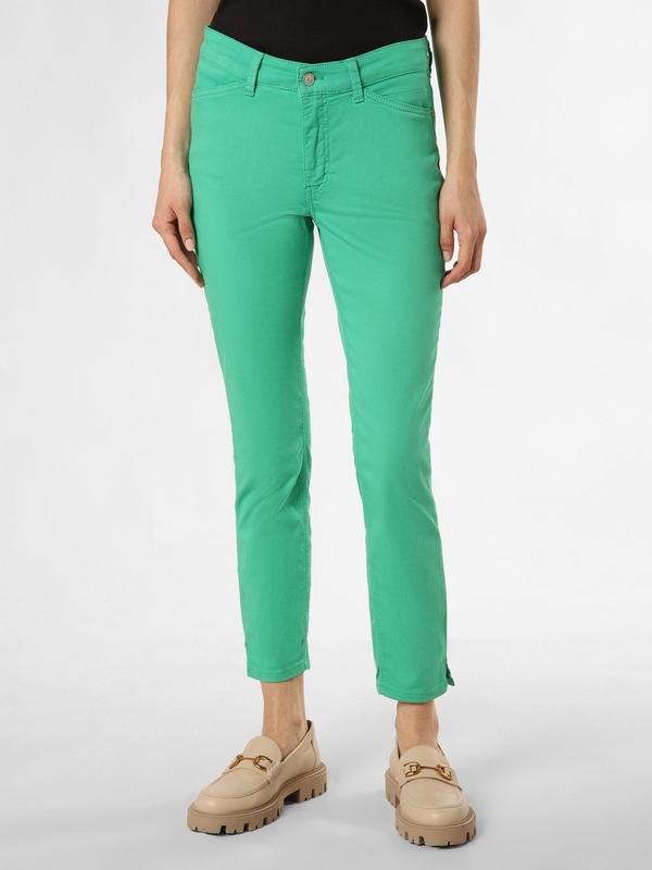 Zielone jeansy MAC w stylu casual