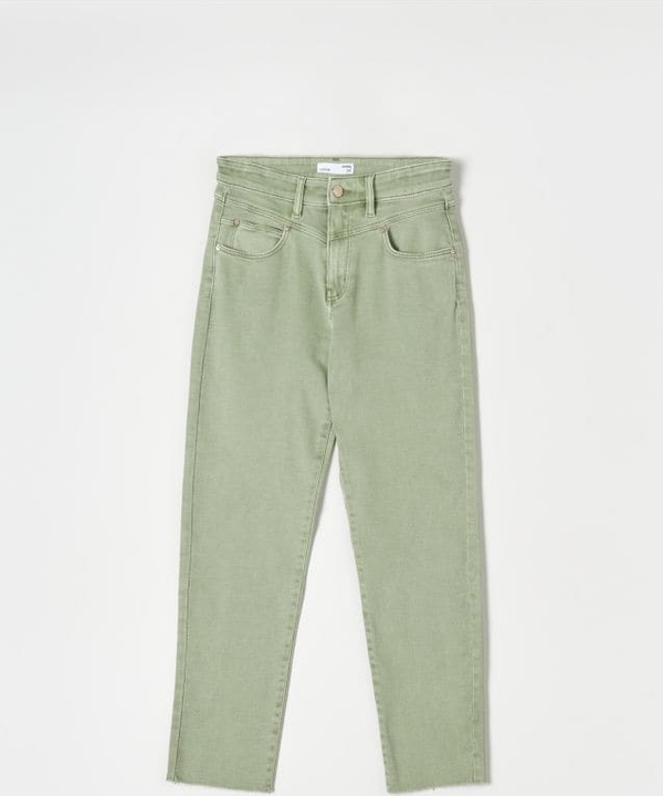 Zielone jeansy Sinsay