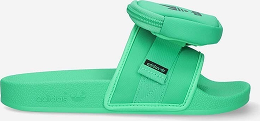 Zielone klapki Adidas Originals