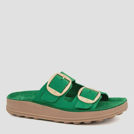 Zielone klapki Fantasy Sandals