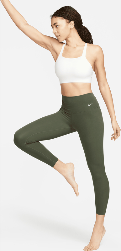 Zielone legginsy Nike w sportowym stylu