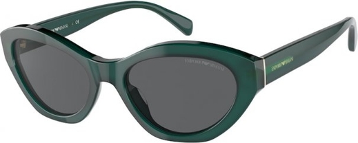 Zielone okulary damskie Emporio Armani
