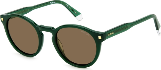 Zielone okulary damskie Polaroid