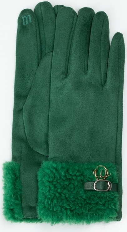Zielone rękawiczki Monnari
