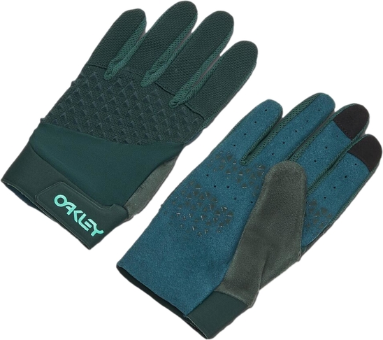 Zielone rękawiczki Oakley