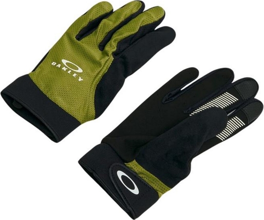 Zielone rękawiczki Oakley