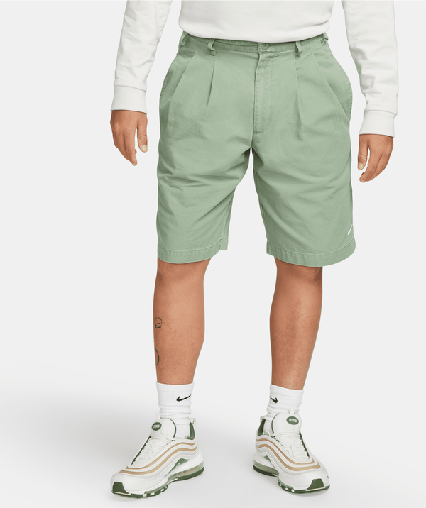 Zielone spodenki Nike z bawełny w stylu klasycznym