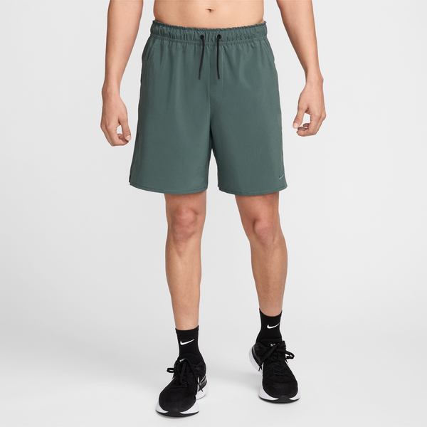 Zielone spodenki Nike z tkaniny