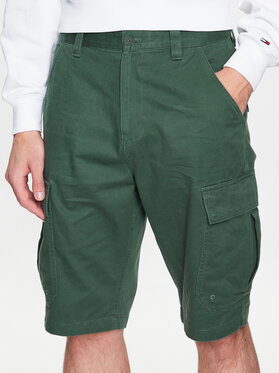 Zielone spodenki Tommy Jeans w stylu casual