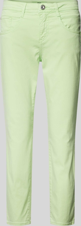 Zielone spodnie Brax z bawełny