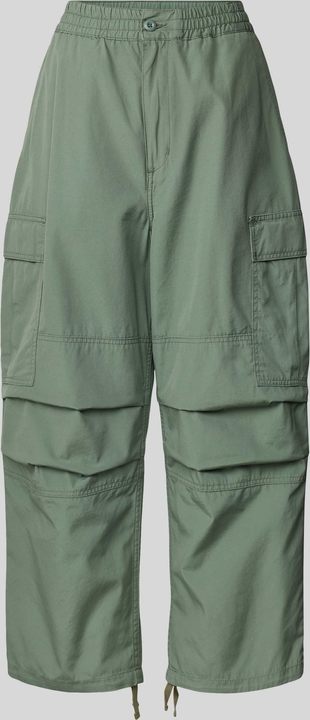 Zielone spodnie Carhartt WIP z bawełny