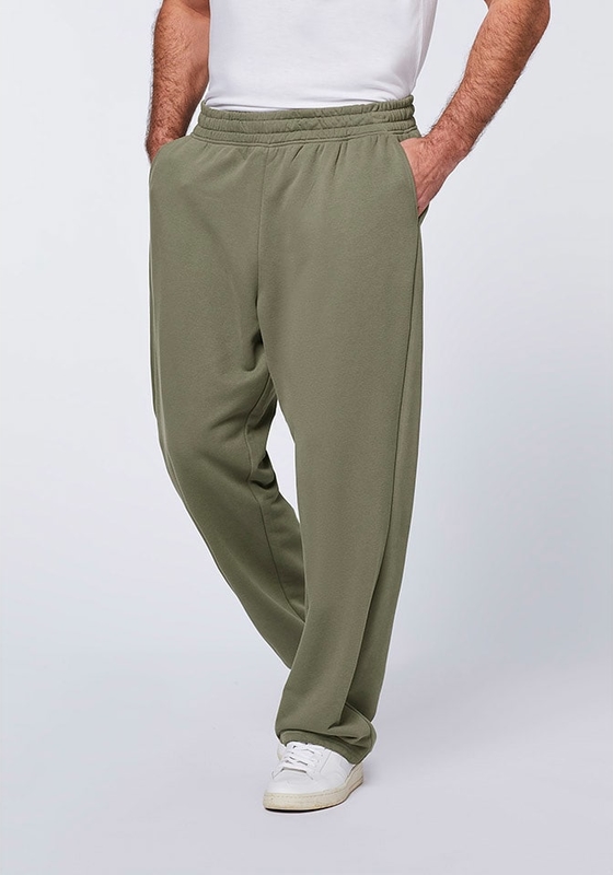 Zielone spodnie Chiemsee z dresówki
