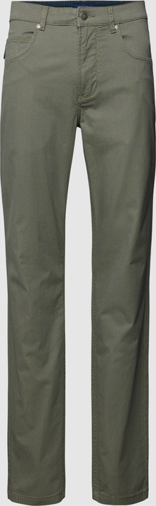 Zielone spodnie Christian Berg z bawełny w stylu casual